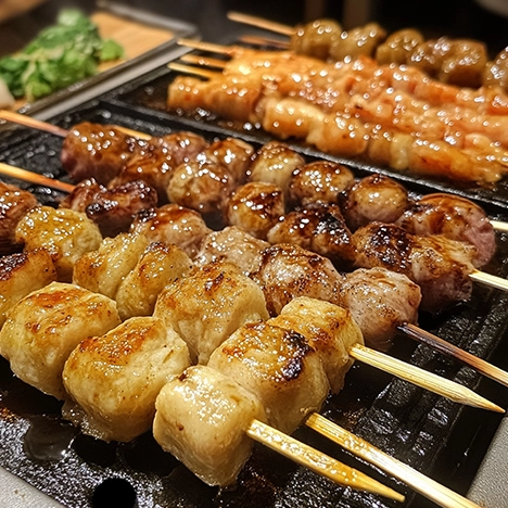 焼き鳥の写真